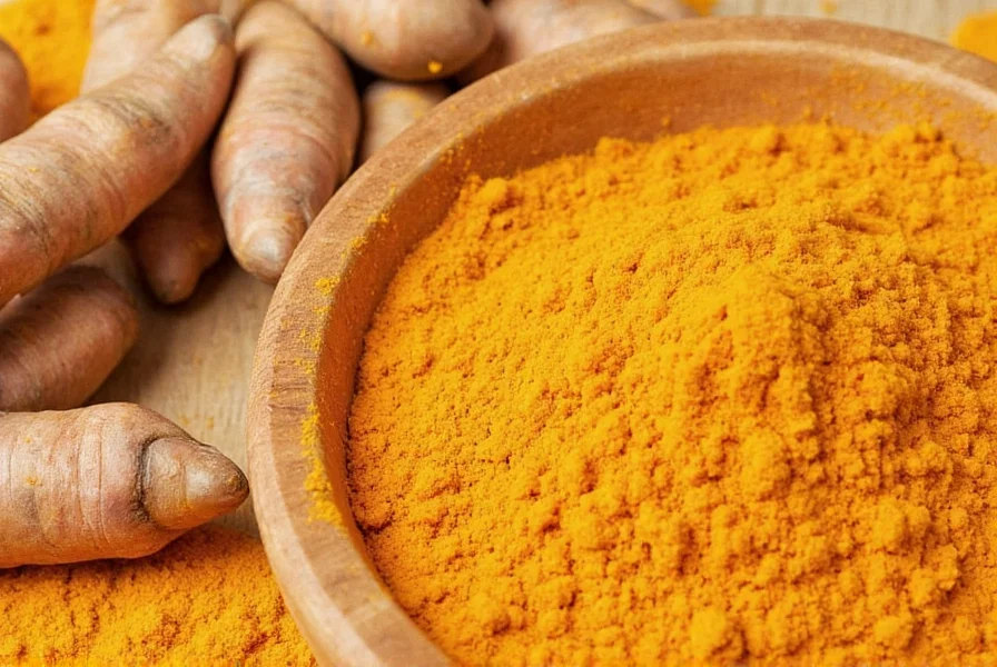 Turmeric root and powder with black pepper and coconut oil