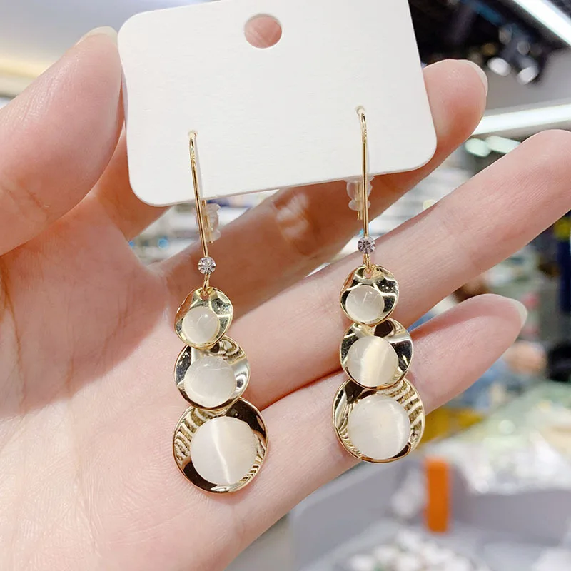 

Best Selling Women Earrings Gourd Tassel Earrings Korean Temperament Personalized Ear Jewelry Yiwu Wholesale