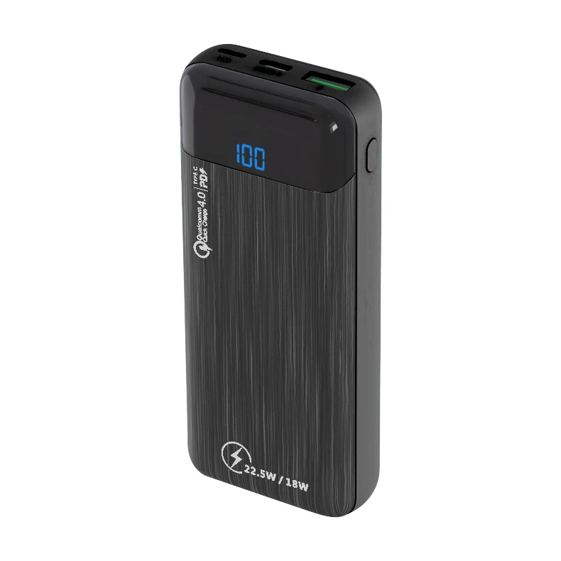 

10000mah portable power bank digital display screen power bank, portable mobile power bank charger for travel, Black/pink/white/orange/green