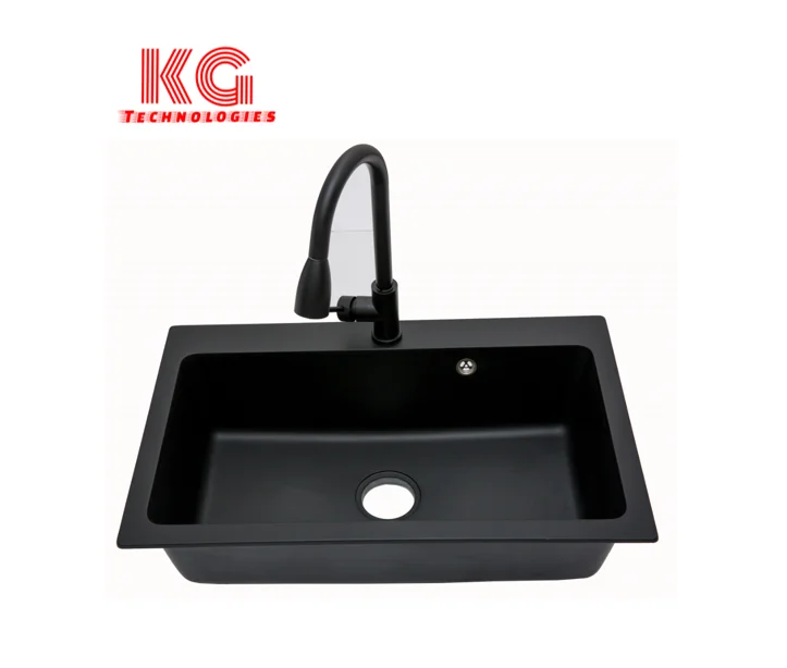 Cheap Single Bowl Quartz Kitchen Sink Wash Basin Designs