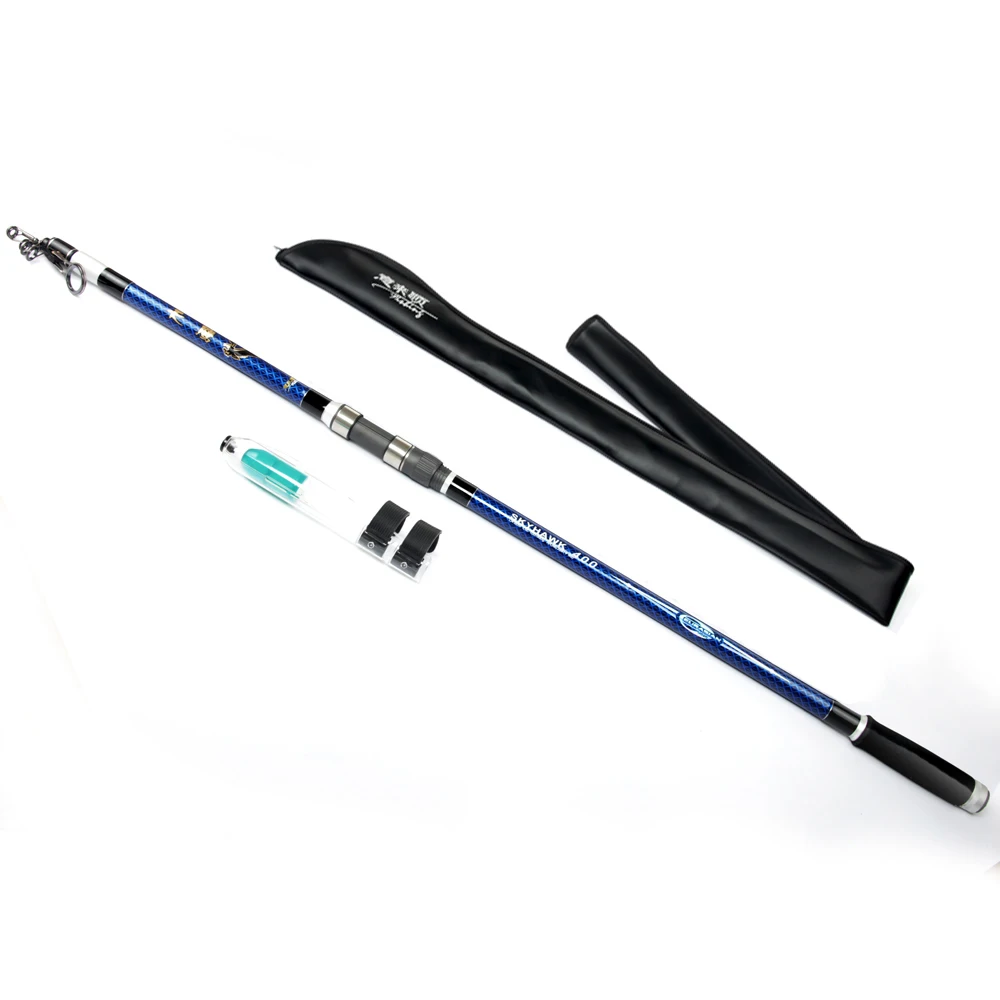 

4.50m 100-300g china manufacturer wholesale stiff power action telescopic carbon surf fishing rod