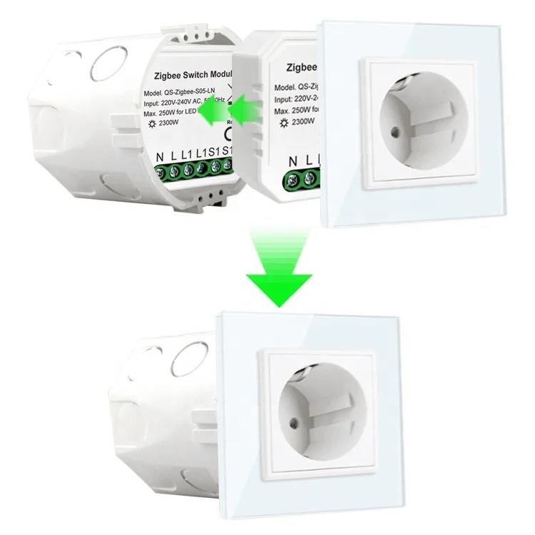 Chinese factory european standards intelligent Control Remote tuya zigbee smart switch - ANKUX.COM