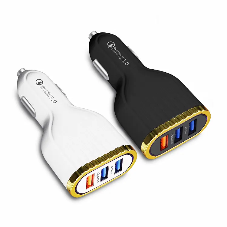 

China factory wholesale type c micro quick charge 3.0 3 port usb pd electric car charger