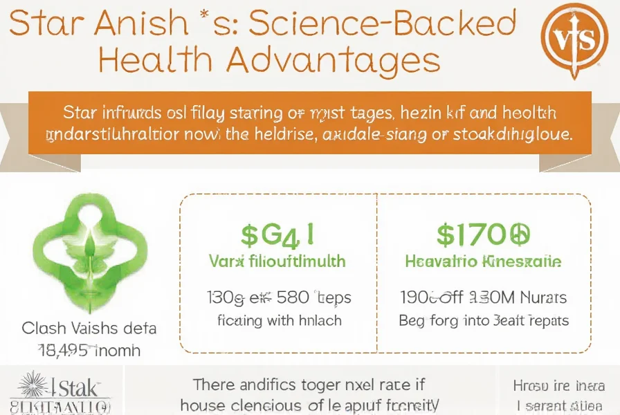 Star anise tea preparation with whole pods