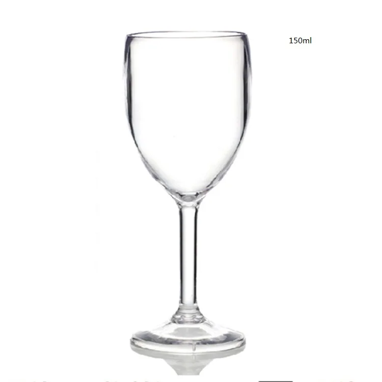 

Michley Hot selling Unbreakable Polycarbonate Cups Goblet Plastic Wine Glass, Transparent