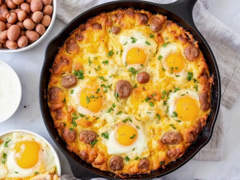sausage potato egg bake make ahead breakfast casserole guide