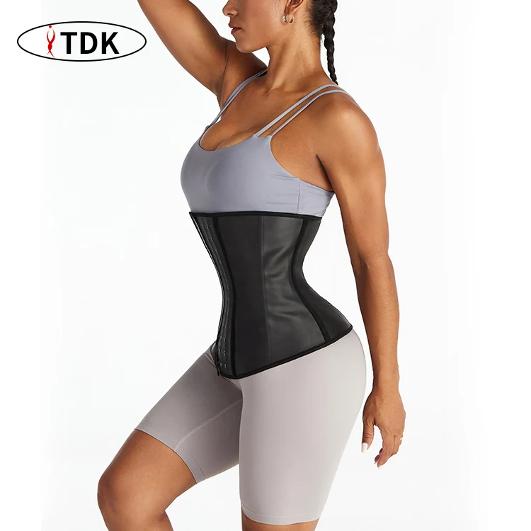 

2021 New Arrive 100% Latex Steel Bone Waist Trainer Gym Slimming Sweat Shapewear for Women