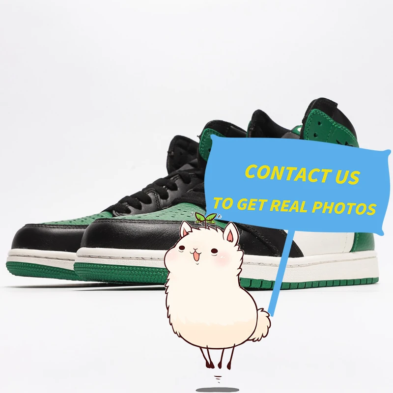 

Retro High OG Pine Green tennis shoes Classic color high heels shoes for men Raw material customization irish setter shoe