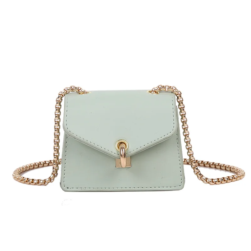 

KL110 103 Candy color mini handbags new Korean fashion chain shoulder diagonal bag wholesale custom tag