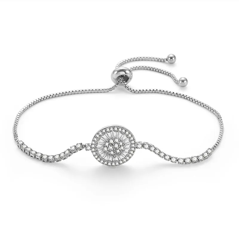 

PUSHI sunflower bracelet simple fashion creative copper bangle bracelet for sale quick delivery
