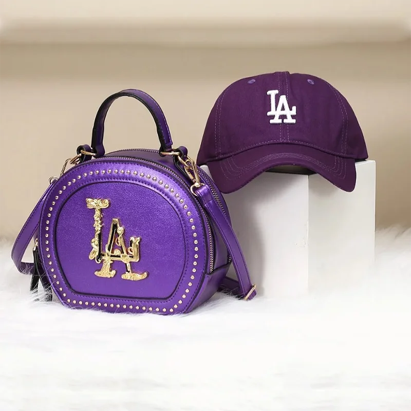 

Wholesale Mini Leather Luxury Bag Designer Handbags Famous Brands Purses LA Hat And Purse Set For Women, Accept customized