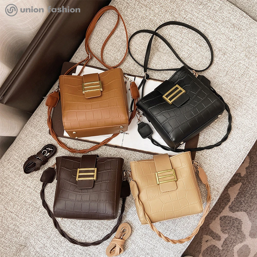 

New Arrivals Custom Stone Pattern Sling Bag Crossbody Handbag Women Hand Bags, Black/coffee/khaki/brown