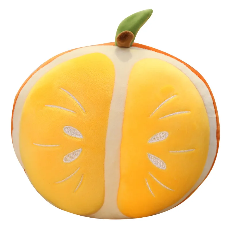

Soft Fruit Vegetable Plush Toy Cute Animated Orange Plush Pillow