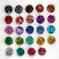 

1kg Colorful Body Glitter 25 Colors Holographic Chunky Glitter Face Eye Hair Nail Glitters Blue Red Silver