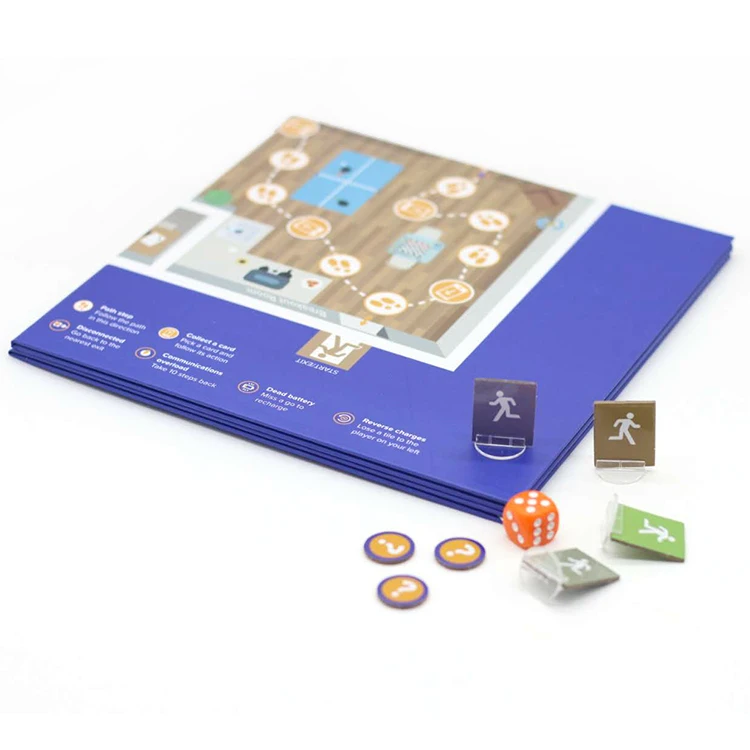 

diy board game folding board game folding ludo game set, Cmyk