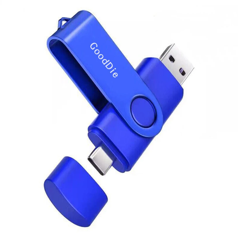 

High Speed USB Flash Drive OTG Pen Drive 64gb pen drive 16gb pendrive 2 in 1, Customized