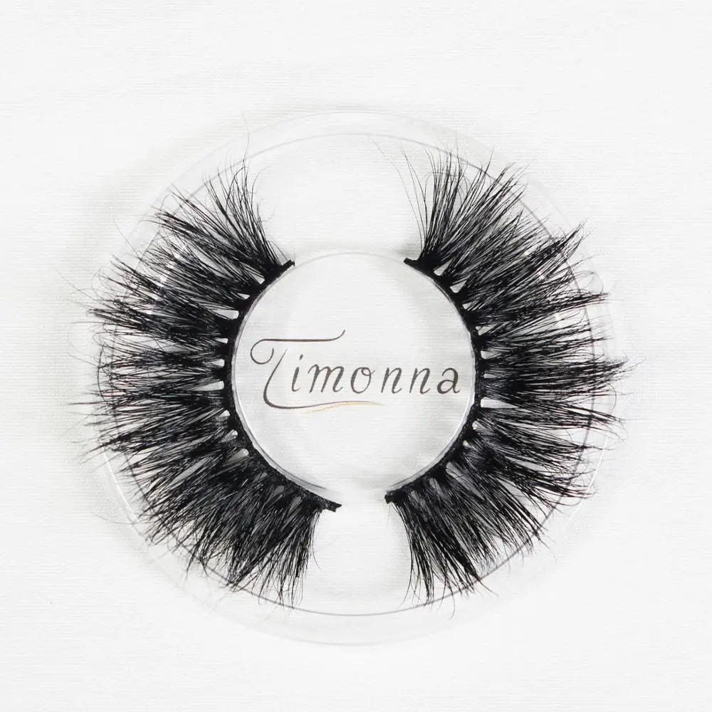 

TIMONNA 25mm Mink Lashes Strip False Lashes 3D Mink Eyelashes Wholesale False Lashes OEM Private Label Customized Packaging