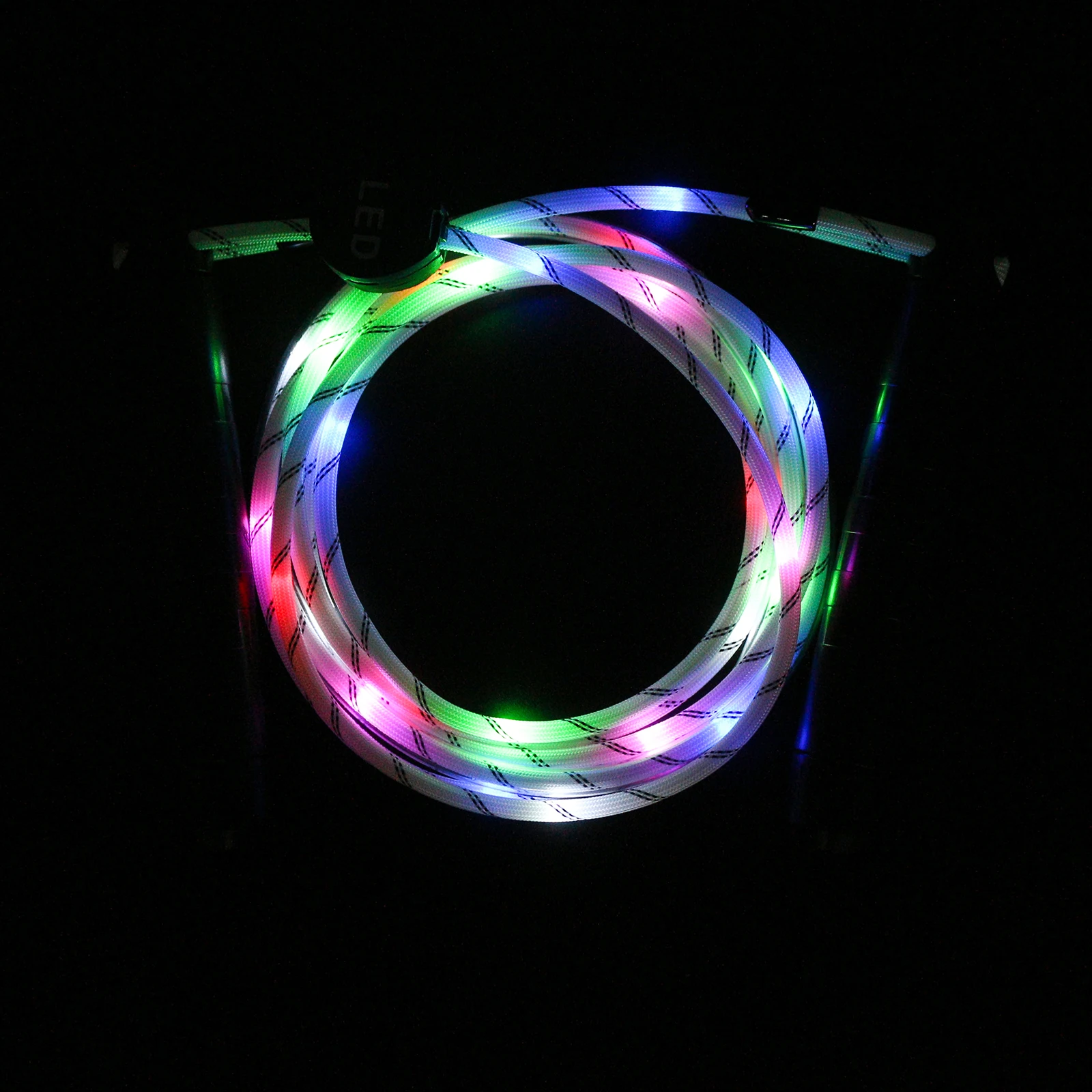 

Creative light up jump rope led electronic skipping rope with USB cable