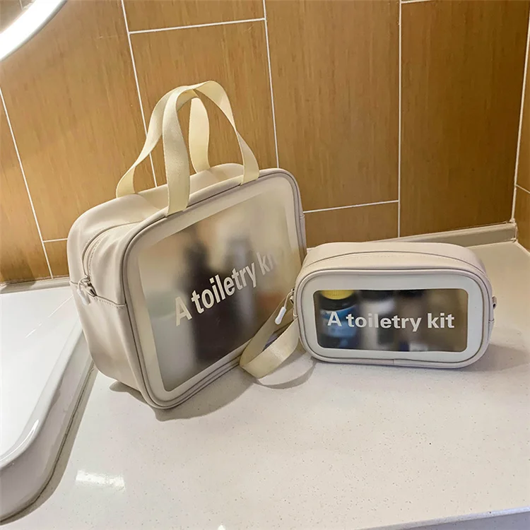 

Eco Friendly Factory Promotional Beach Travel Zipper Pouch Bag With Customized Logo Waterproof Clear Cosmetic PVC Bag, Customized color