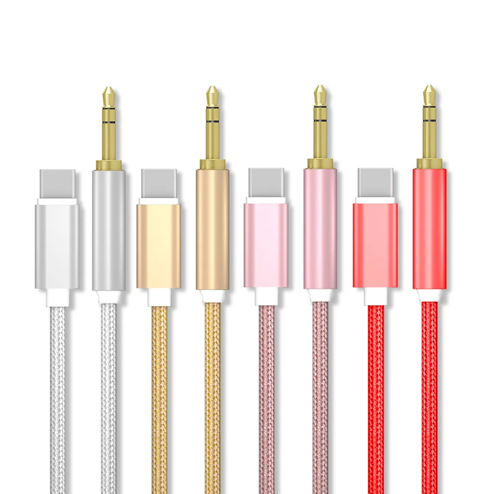 

USB C to 3.5mm Jack AUX Cable for lighting to AUX Headphone earphone Adapter Audio Extension Cable Connector Splitter