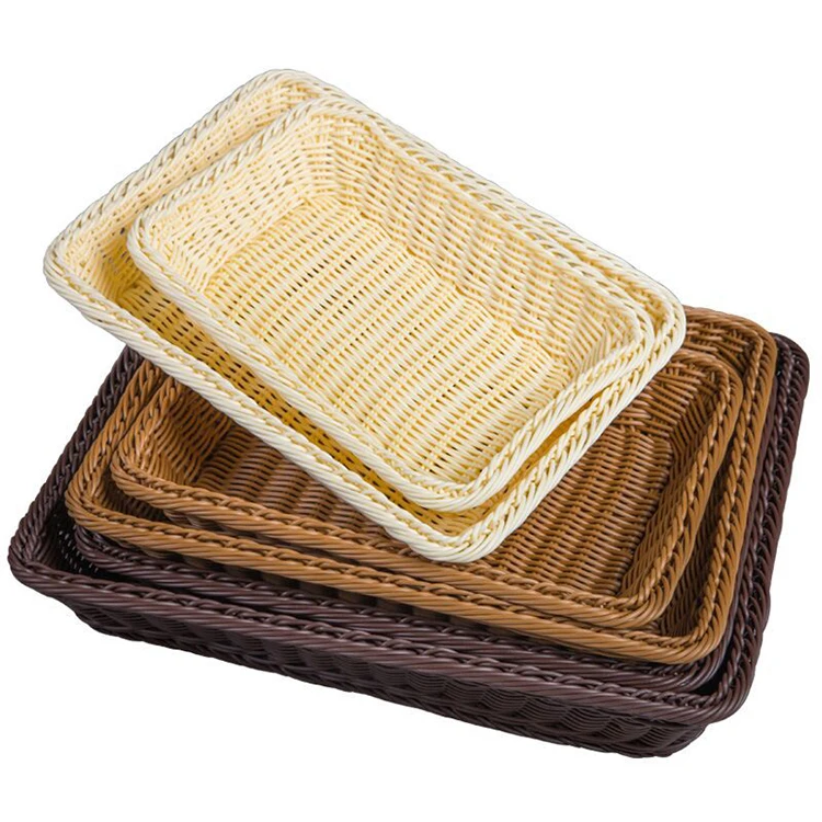 

Natural Large Woven Seagrass Basket of Straw Wicker For Home Table Fruit Bread Towels Small Kitchen Storage Container Set, Brown