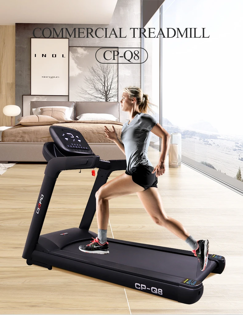 Gym Treadmill 200kg Commercial Treadmill 6hp Smart Electric Treadmill