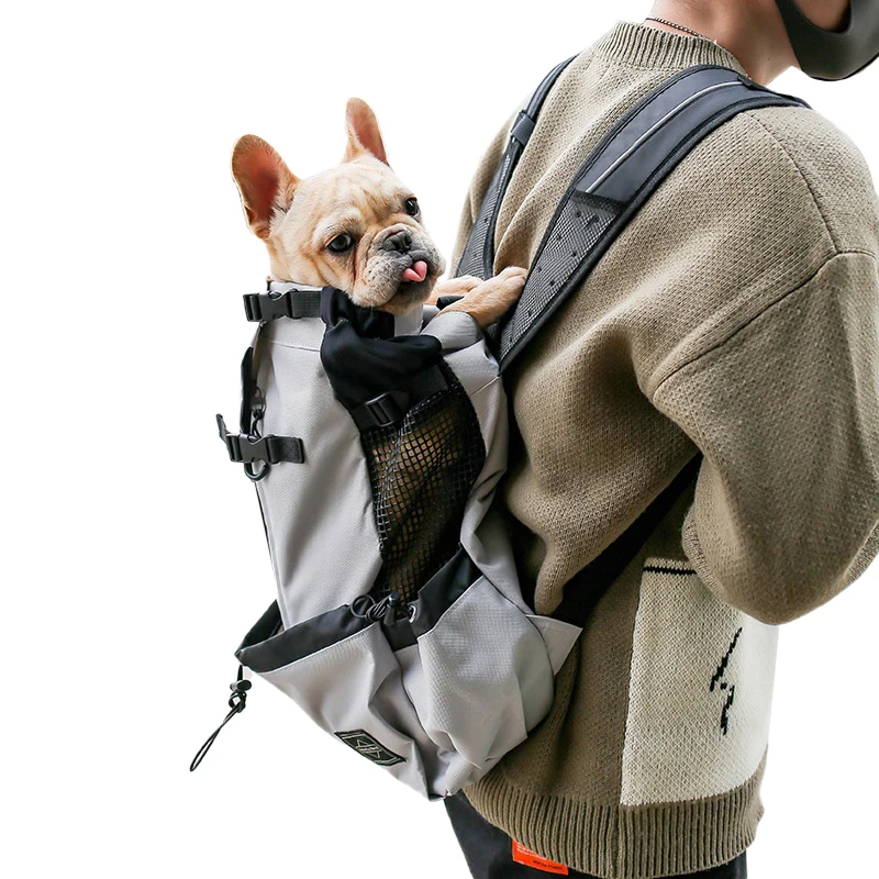 

Hot Selling Easy Fit Adjustable Dog Hiking Backpack Dog Carrier Bag Outdoor Travel XL Dog Carrier Backpack