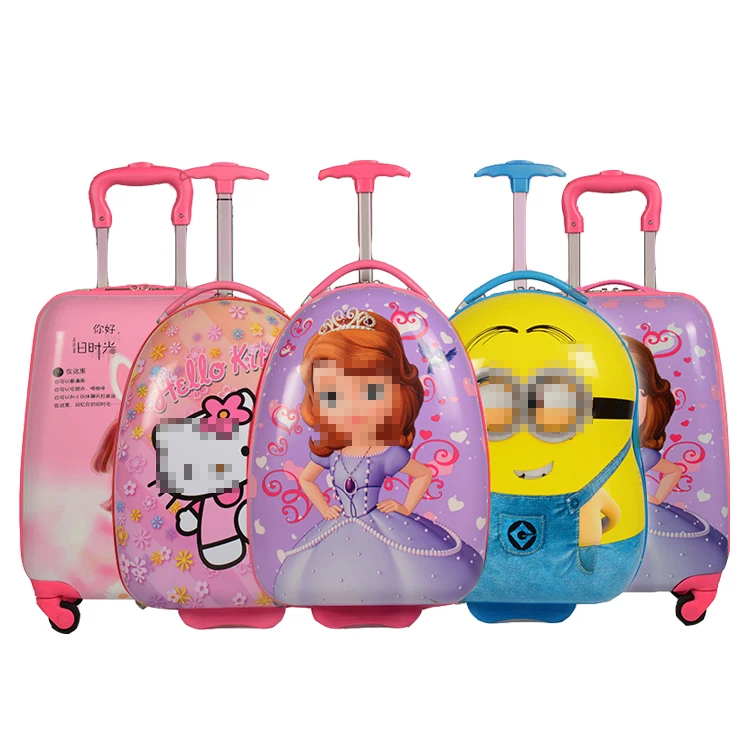 

2021 Wholesale 3D Cartoon Trolley School backpack with wheels Child, Multiple colors