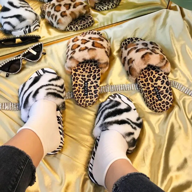 

Wholesale Women's Slipper Fur Furry Slide Outdoor Summer Slipper, As pic shows