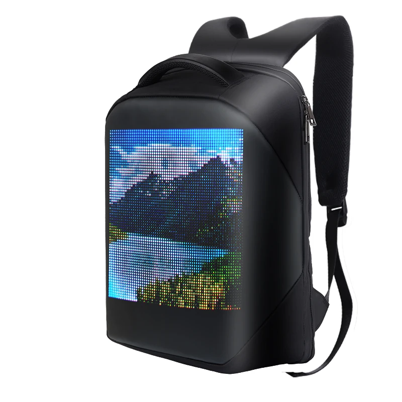 

Latest Wifi Innovative Backpack Waterproof for Outdoor Advertising Screen with LED Display Backpack