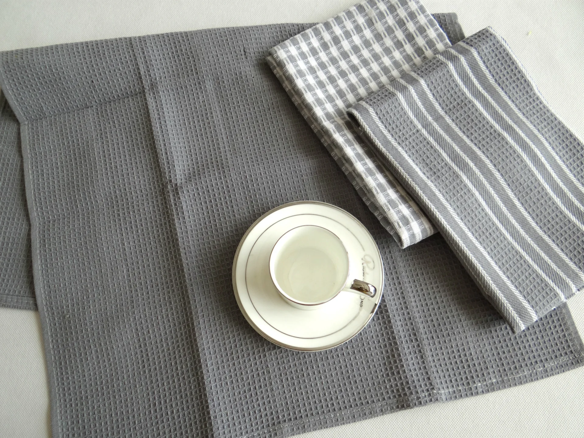 amazon hot selling american tea towel 100% cotton fabric napkin