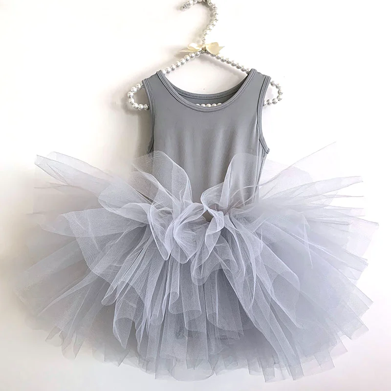 

Factory directly 3-10years white lac dance tutu girl dress, Multi-color