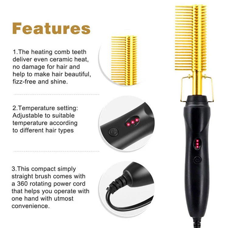 hair brush style straightener
