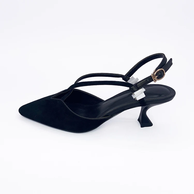 Mujeres Casual Sandalias Puntiagudas Cuñas Zapatos Gruesos de Tacón Medio  Peep-toe Zapatos de Tacón Alto comprar a buen precio — entrega gratuita,  reseñas reales con fotos — Joom