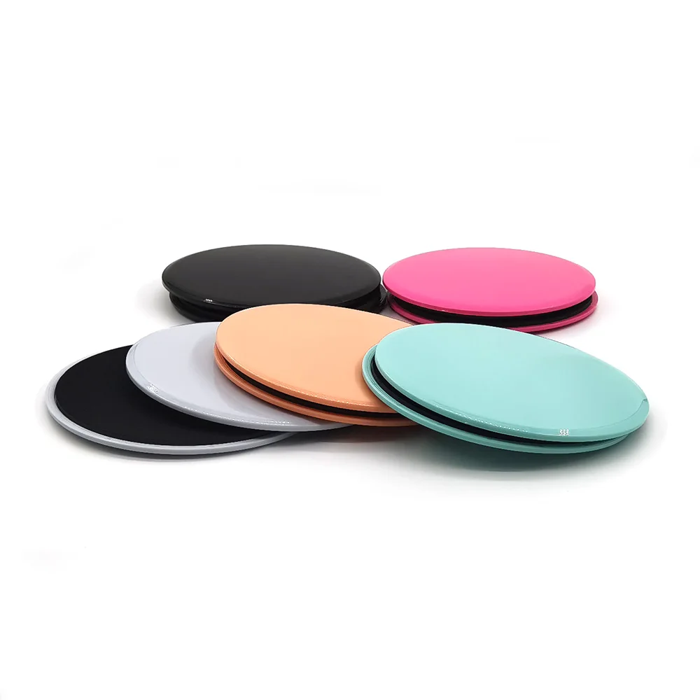 

home floor exercise smoothly ABS 2 pack core disc sliders, Blue,pink,orange, red and others
