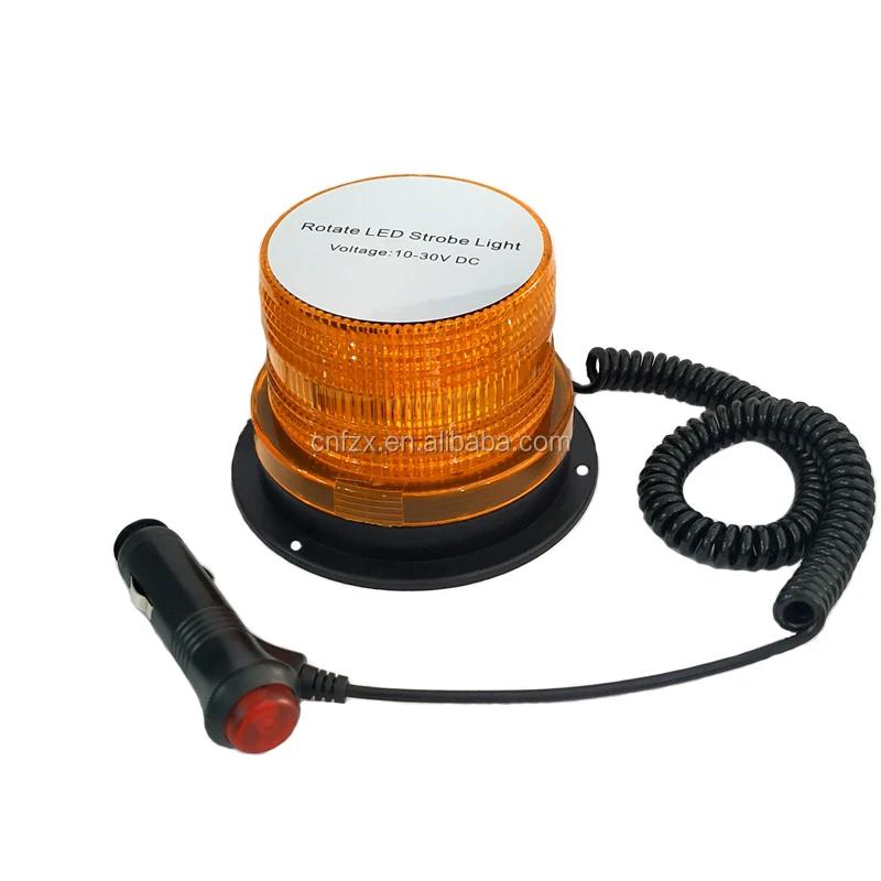 Small Size Amber Led Emergency Strobe Light Truck Warning Light With Magnet