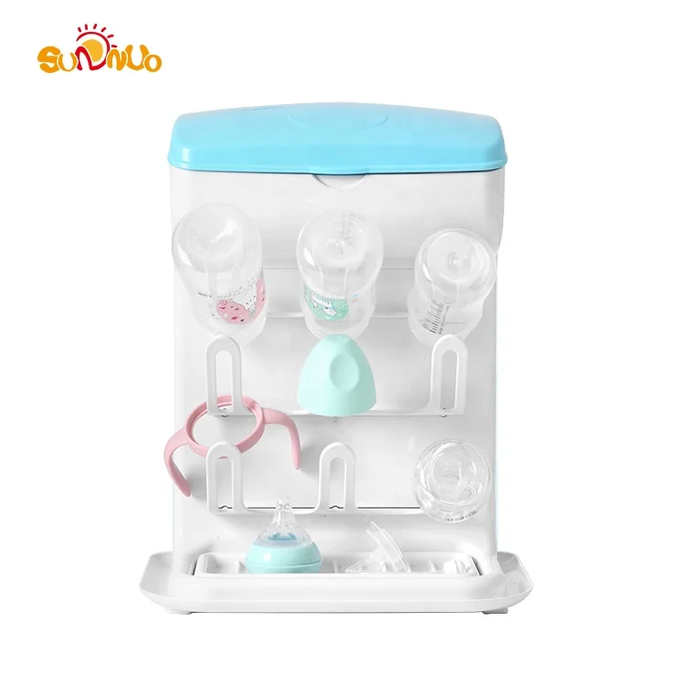 

2021 new design Hanging Baby and Toddler Baby Bottle Drying Rack, Blue pink