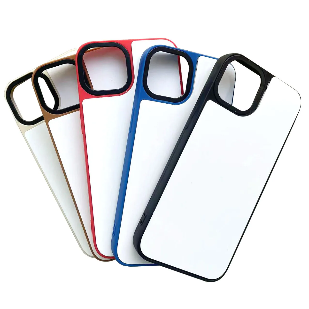 

Colorful 2d Tpu Pc Sublimation Blank Phone Case for iphone 13pro max