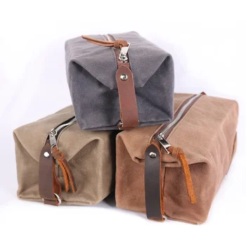 mens toiletry bag canvas