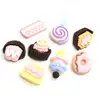 Mixed Pastry Flat back Charm Miniature Cake Cabochons Food Resin Desserts Embellishment Kawaii for Jewelry Making Phone Case Sup