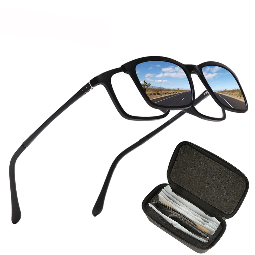 

2020 Clip Lens Night Vision Polarized Glasses Clip-on sunglasses, Different lens color