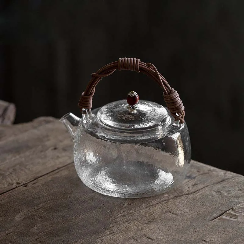 

Japanese style heat-resistant glass coffee teapot set, Transparent