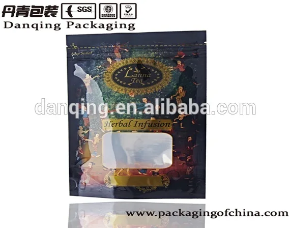 DQ PACK China supplier Coffee Packaging Bag with Valve pouch pillow bag