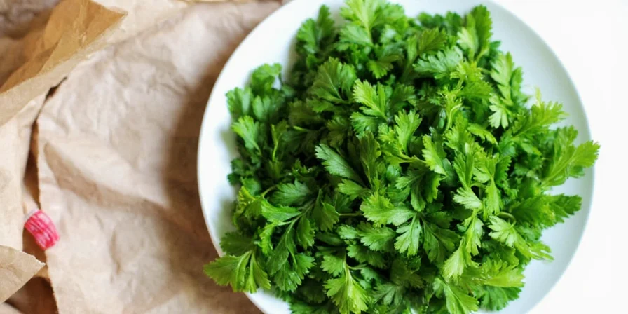 Different ways to dry parsley