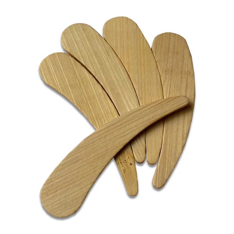 

Private Label Eco Friendly Small Cosmetic Scoop Spoon Wooden Bamboo Mini Facial Cosmetic Cream Spatula