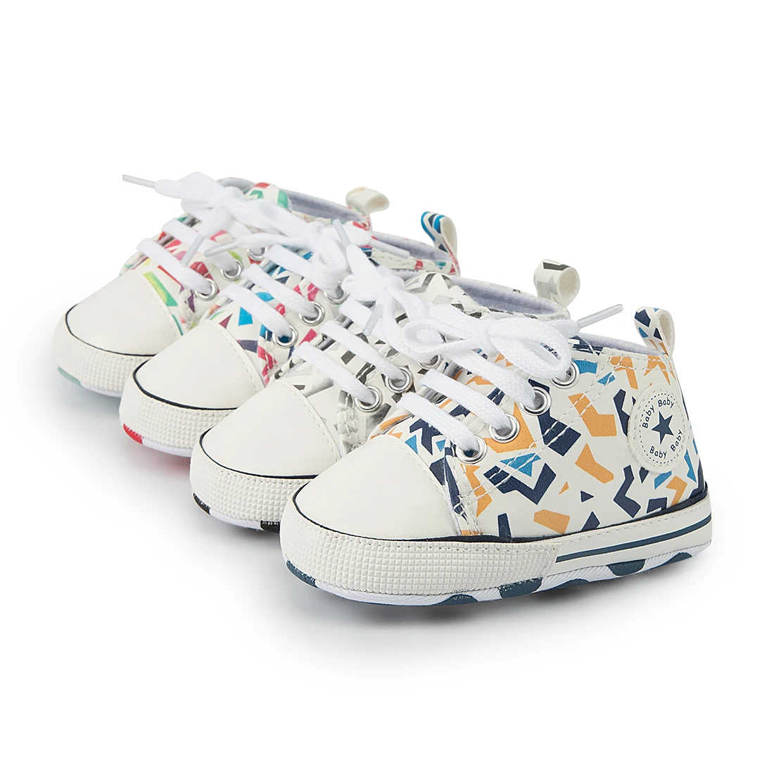 

Hot selling Multicolor Camouflage print Canvas Prewalker Casual boy girl baby canvas shoes, 4 colors