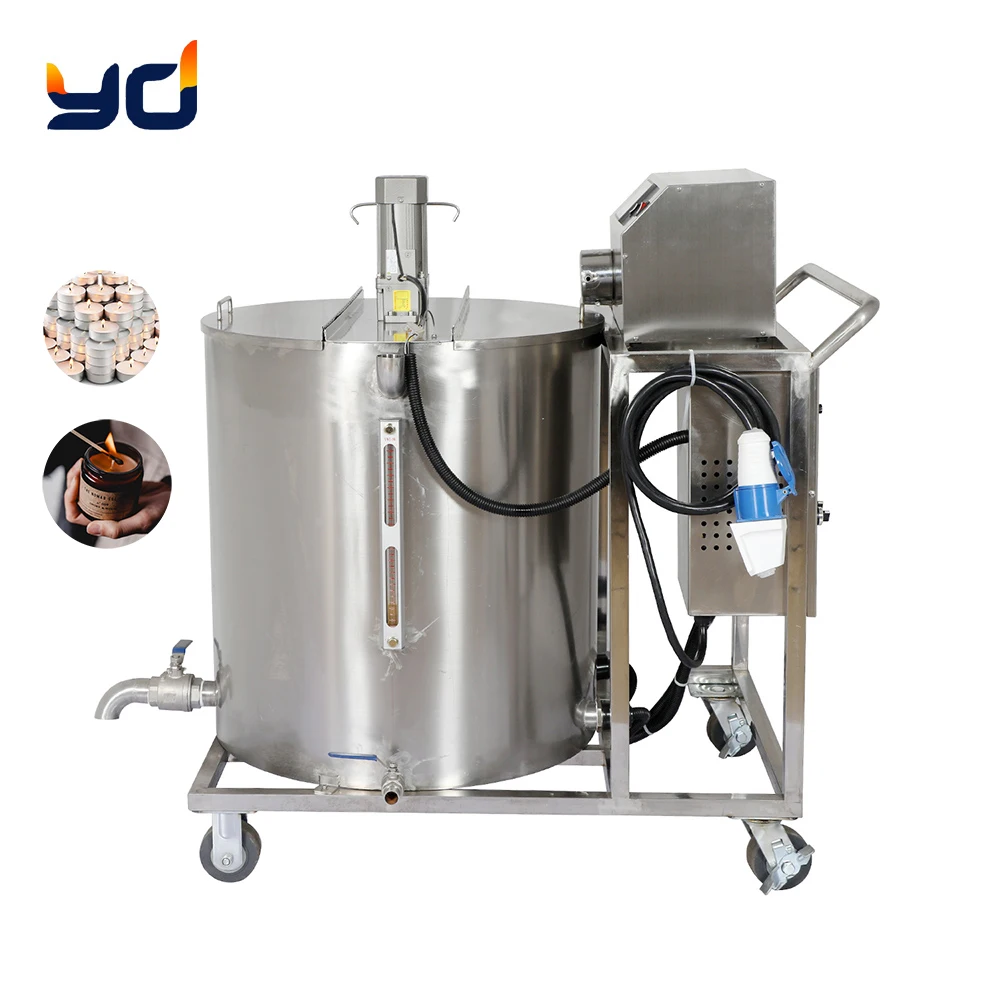 

Corrosion Resistance Stainless Steel #316 Heat/Reverse Pump Paraffin/Palm/Bee/Soy Wax Melt and Fill Machine for Candle Making