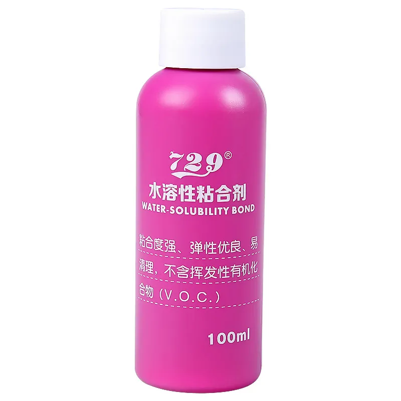

Friendship 729 Table Tennis Racket glue for table tennis increases elasticity and good film-forming properties, Pink
