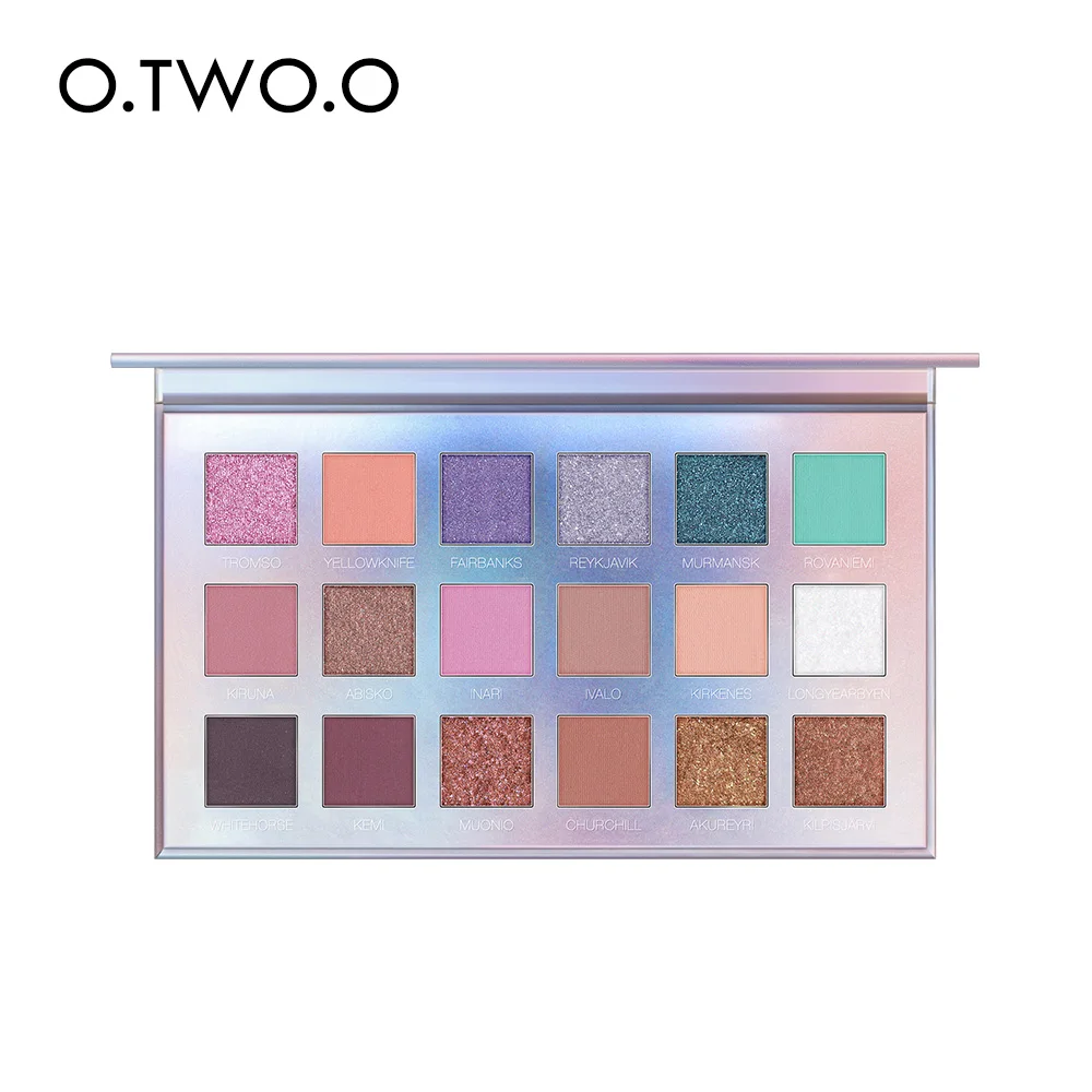 

O.TWO.O maquillaje New 18 Colors Make Up Eye Shadow Palette