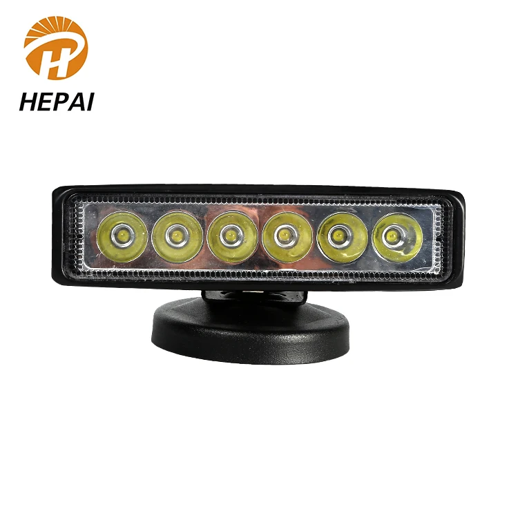 Cheap price 12v automotive car headlight strip truck work outdoor offroad 18w led working light
